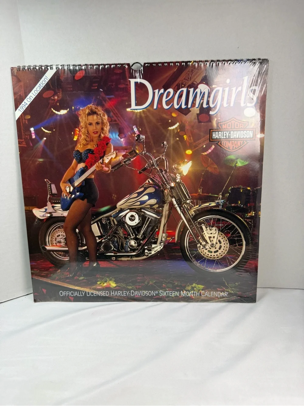 Dreamgirls Motorcycle 16 Month Calendar vintage 1994 pinup Harley DavidsonSealed